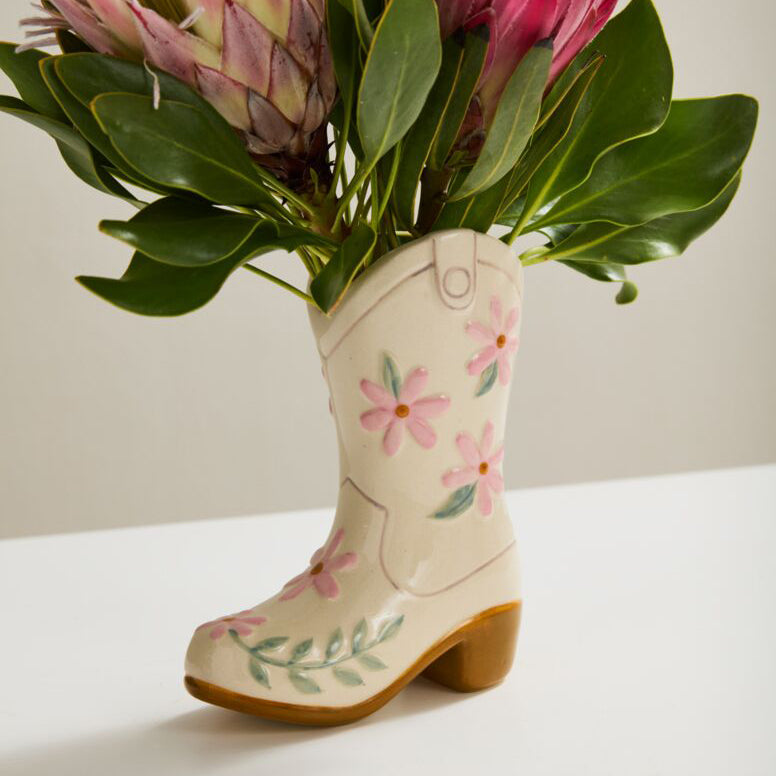 Cowgirl Vase