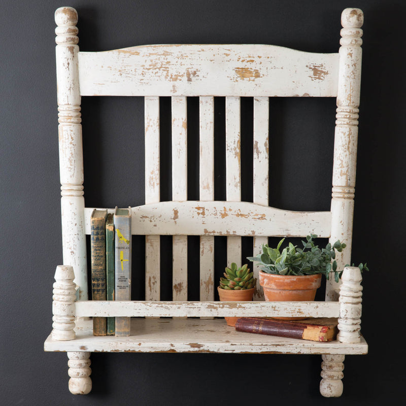 Farmhouse Chair Shelf