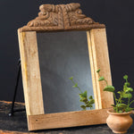 Handcarved Wooden Freestanding Mirror