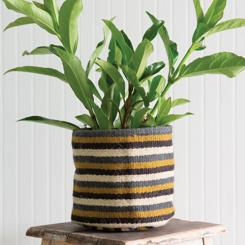 Curacao Striped Storage Planter