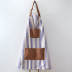 Striped Canvas Utility Apron