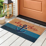 Ahoy There Nautical Doormat