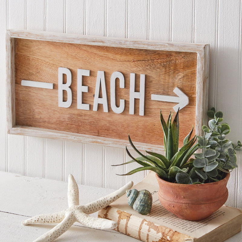 Beach Directional Sign