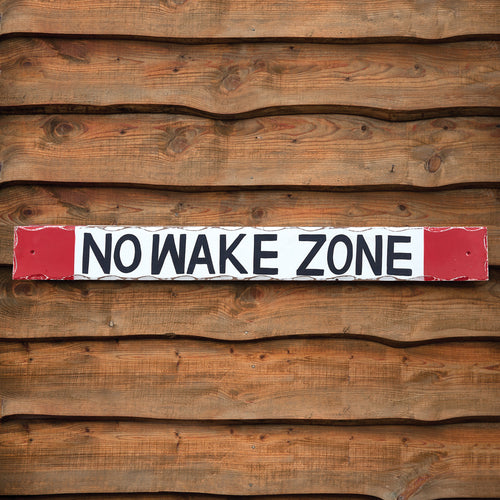 No Wake Zone Wall Art