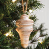 Wood Top Ornament Set of 2