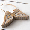 Wood Angel Wing Ornament