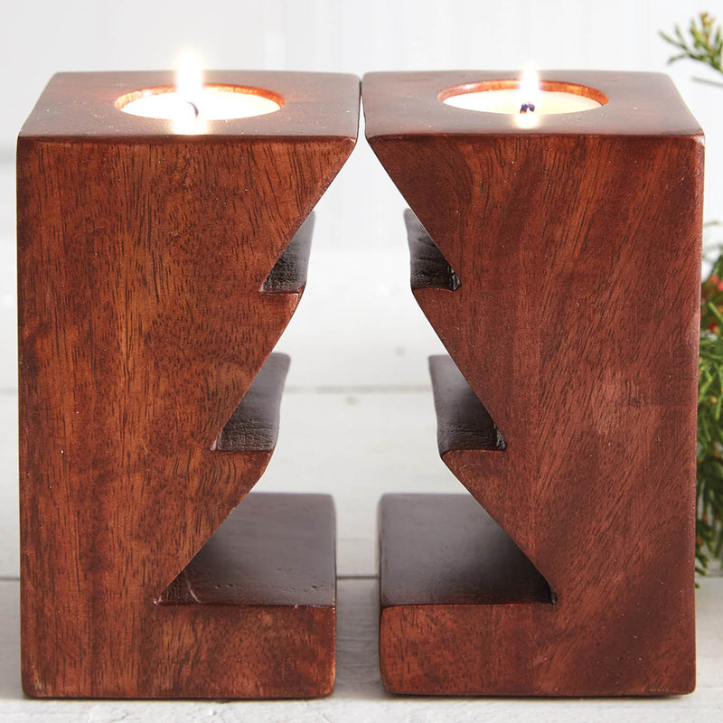 Christmas Tree Cutout Tealight Holders