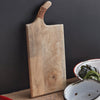 Cleaver Cutting Board with Leather Handle