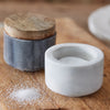 Marble Salt and Pepper Pinch Pots