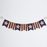 Americana Burlap Banner