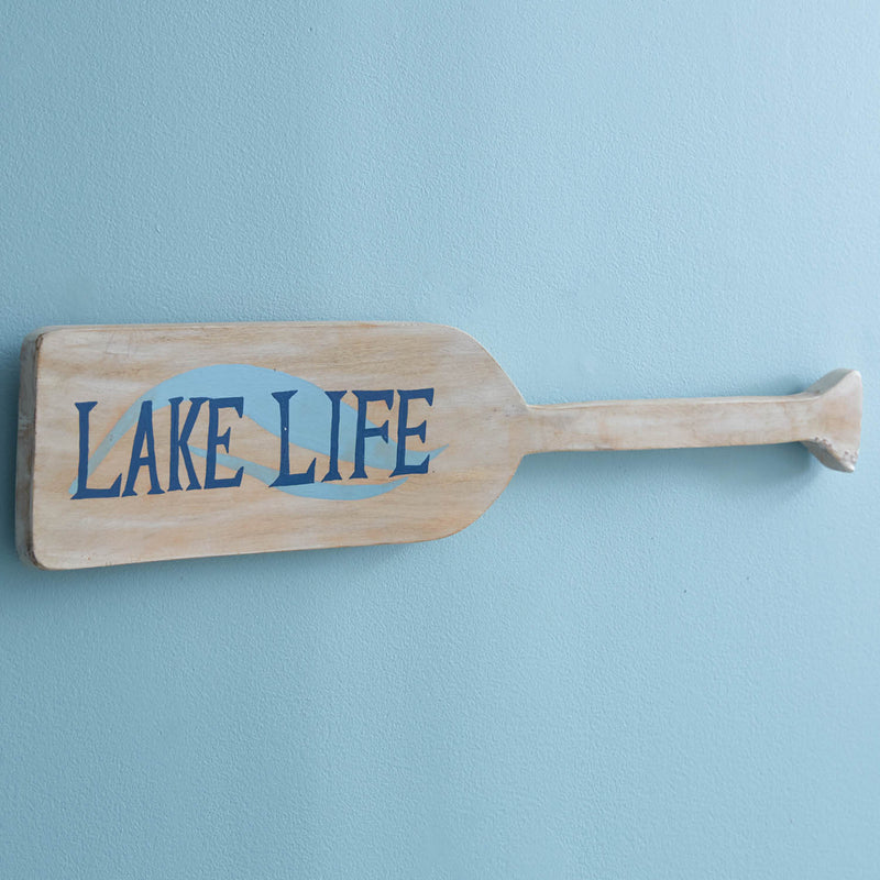 Lake Life Oar Wall Art