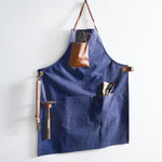 Navy Canvas Utility Apron