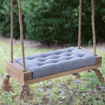 Padded Wooden Single Seat Swing