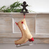 Ice Skate Christmas Stocking