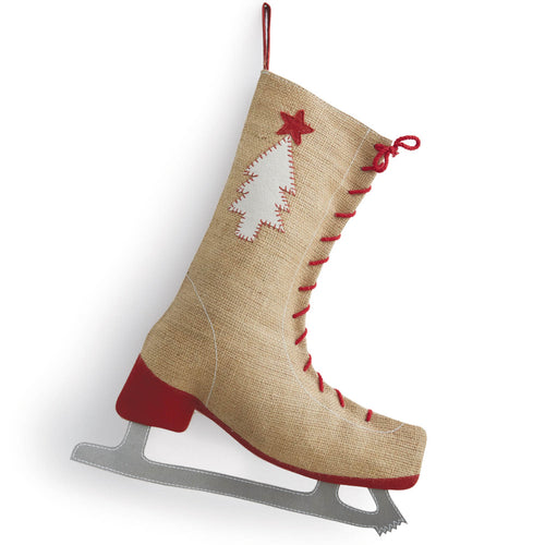 Ice Skate Christmas Stocking