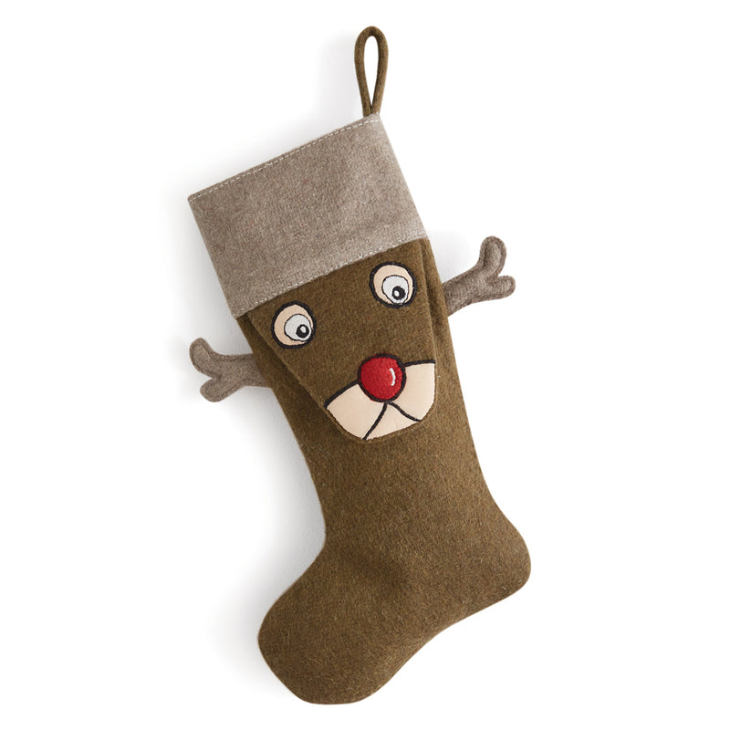 Reindeer Christmas Stocking