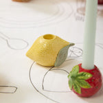 Fresh Fruit Candleholder Set of 4