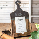 Wooden Menu Holder