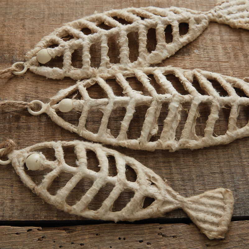 Textured Fishbone Set of 3