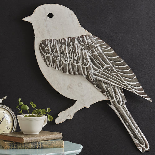 Sparrow White Wall Art