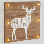 Merry Little Christmas Country Reindeer Wall Art