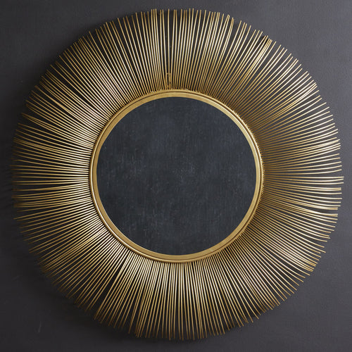 Golden Sunburst Mirror