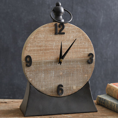 Modern Farmhouse Tabletop Clock