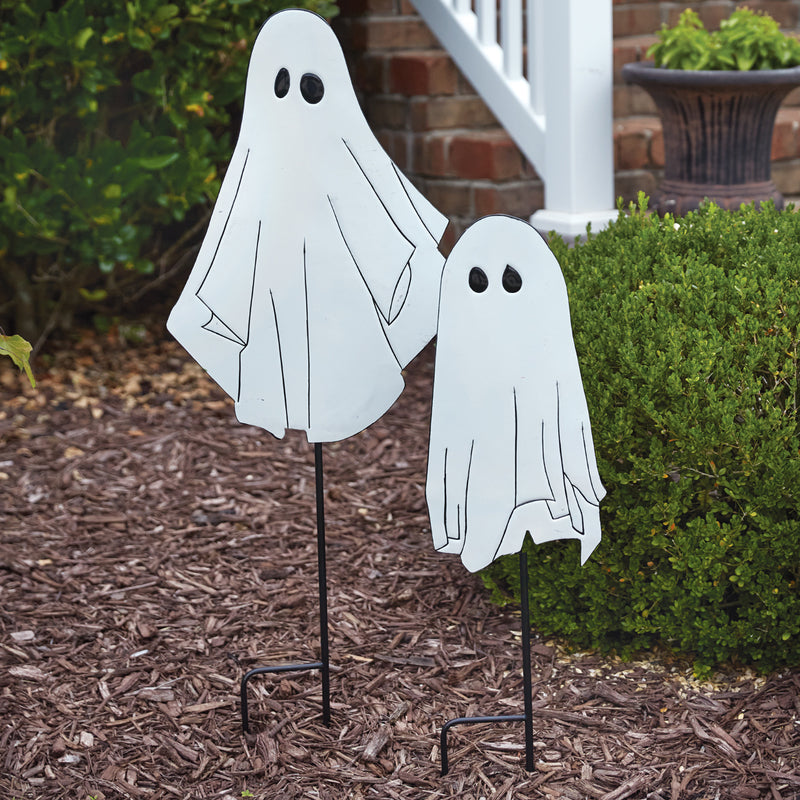 Ghost Garden Stake Set of 2