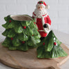 Santa and Tree Cookie Jar