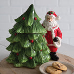 Santa and Tree Cookie Jar