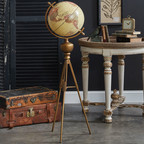 World Globe on Tripod Stand