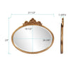 Moreau Oval Wall Mirror