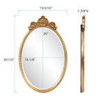 Moreau Oval Wall Mirror