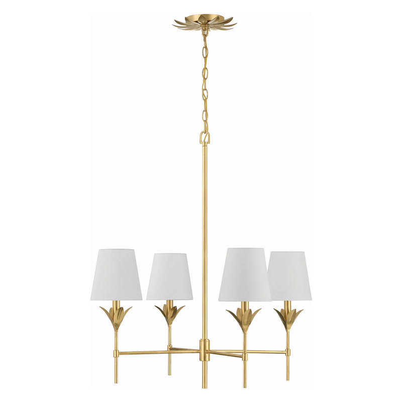 Crystorama Broche 4-Light Chandelier 534