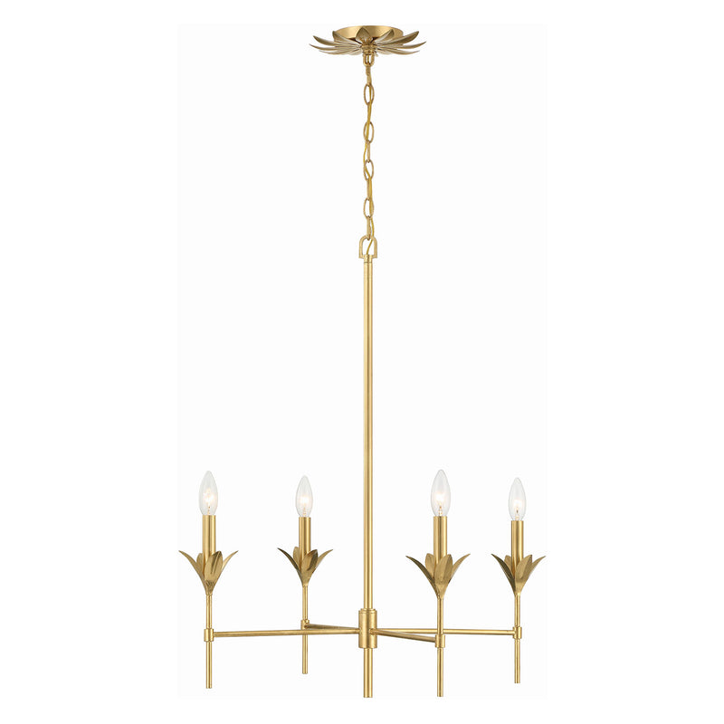 Crystorama Broche 4-Light Chandelier 534