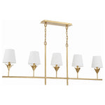 Crystorama Broche 5-Light Linear Chandelier