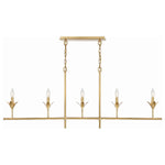 Crystorama Broche 5-Light Linear Chandelier