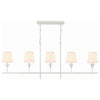 Crystorama Broche 5-Light Linear Chandelier