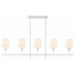 Crystorama Broche 5-Light Linear Chandelier