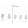 Crystorama Broche 5-Light Linear Chandelier