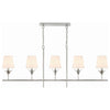 Crystorama Broche 5-Light Linear Chandelier