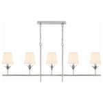 Crystorama Broche 5-Light Linear Chandelier