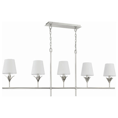 Crystorama Broche 5-Light Linear Chandelier