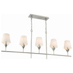 Crystorama Broche 5-Light Linear Chandelier