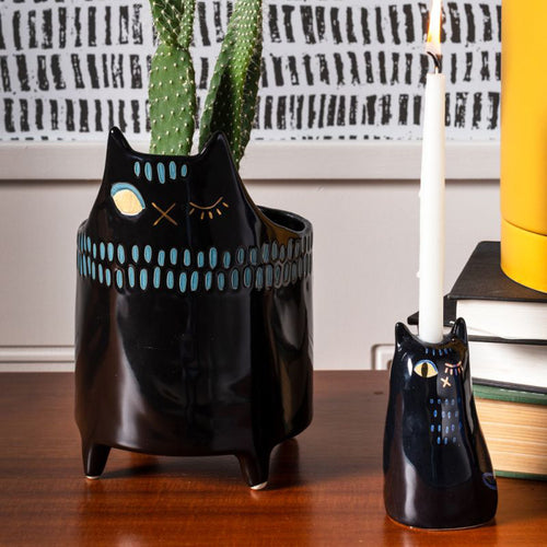 Black Cat Pot