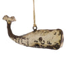 Whale Reclaimed Metal Ornament Set of 3