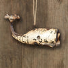 Whale Reclaimed Metal Ornament Set of 3