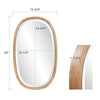 Johann Oval Beveled Wall Mirror