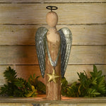 Angel with Star Sculpture