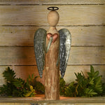 Angel with Heart Sculpture